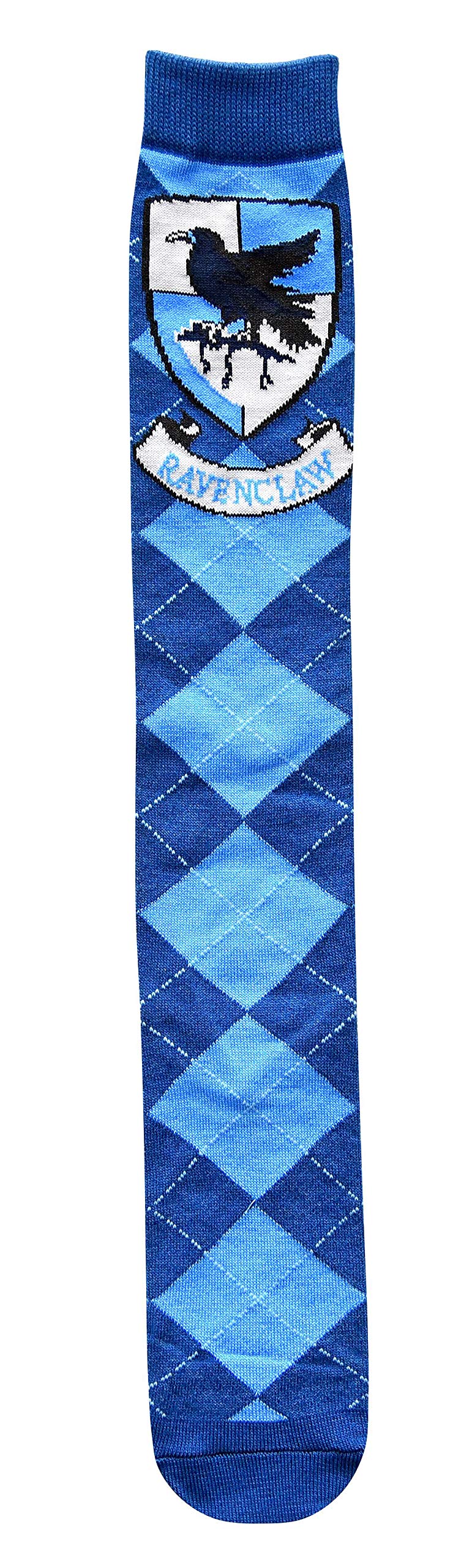 HYP Harry Potter House Crests Argyle Juniors/Womens 4 Pack Knee High Socks