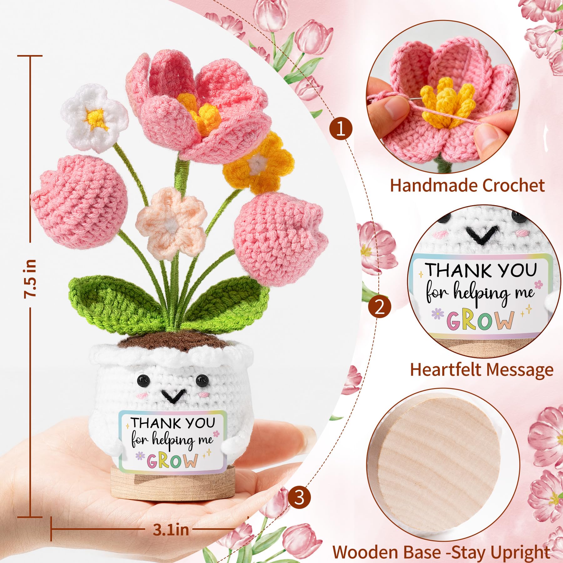 Amazon.com: Thank You Gifts for Women, Positive Tulip Flower
