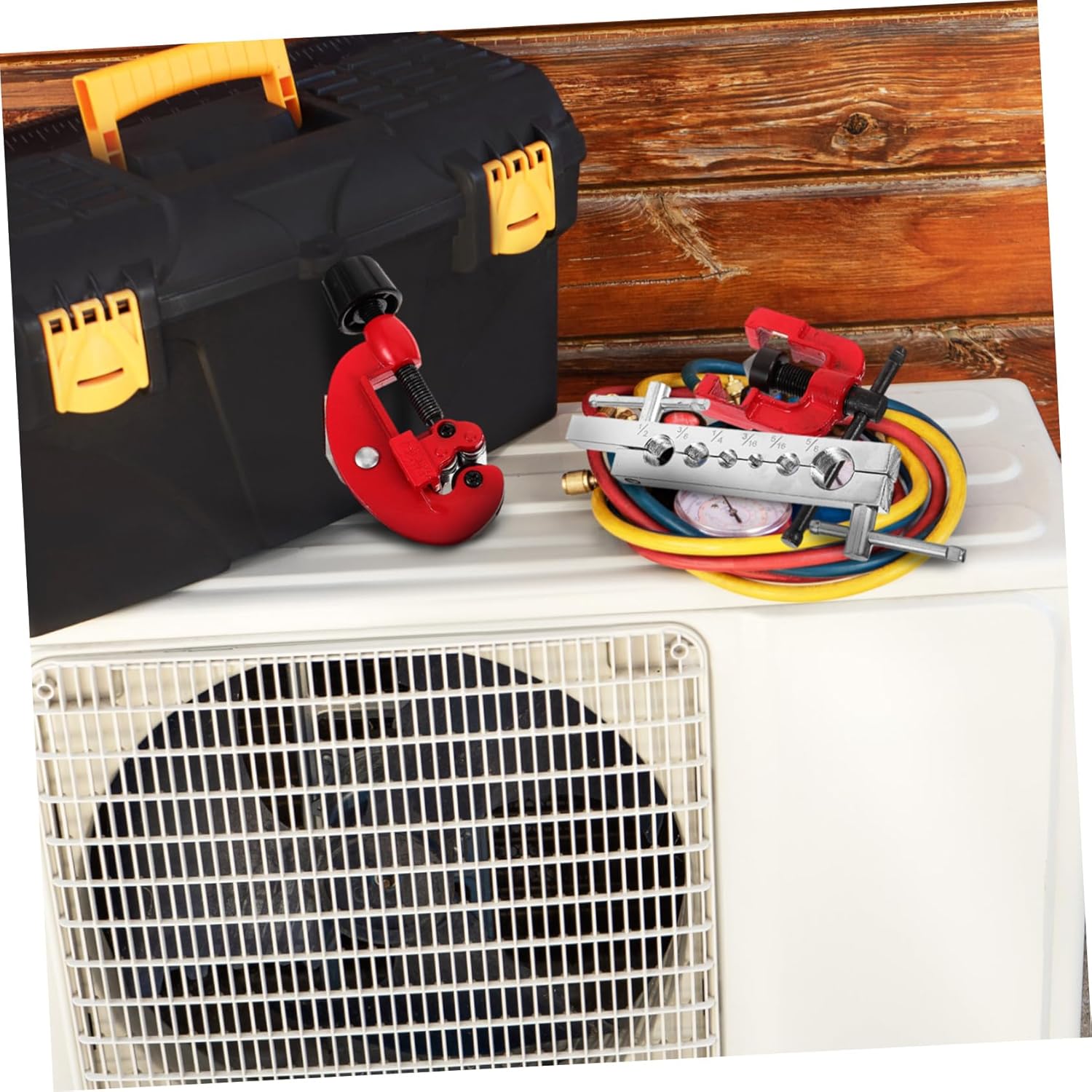 Ciieeo 1set Tube Expander Flaring Tool Kit Efficient Refrigeration Expansion Tool for Projects Versatile Brake and Line Bender