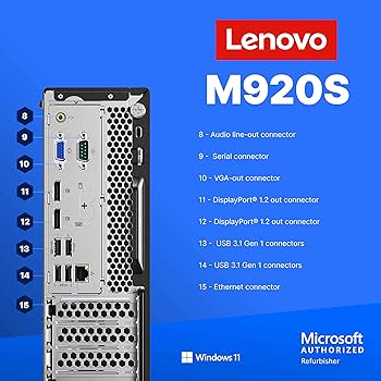 Amazon.com: Lenovo M920S Windows 11 Desktop Computer | 16GB RAM +