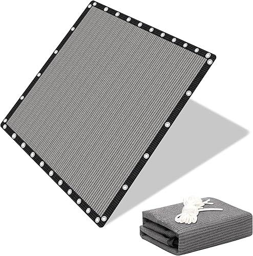 Miniatura 67 de Sombra 90% de tela para el sol, cubierta de privacidad para patio, jardín, pérgola, toldo con ojales (moca, 8 x 12 pies)