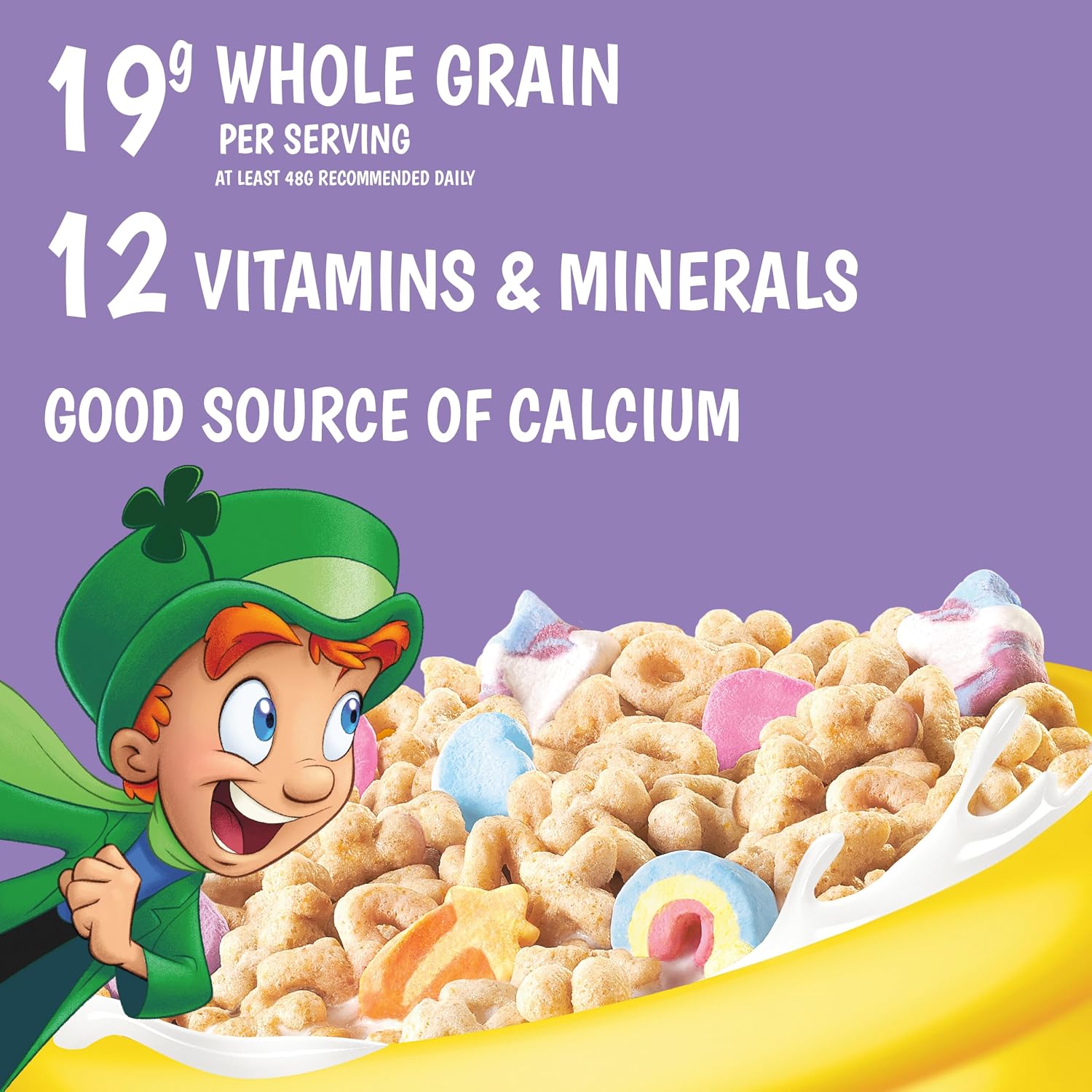 Lucky Charms Cereal, KPop Demon Hunters, HUNTR/X Peach Mango, 10.5 oz image 4