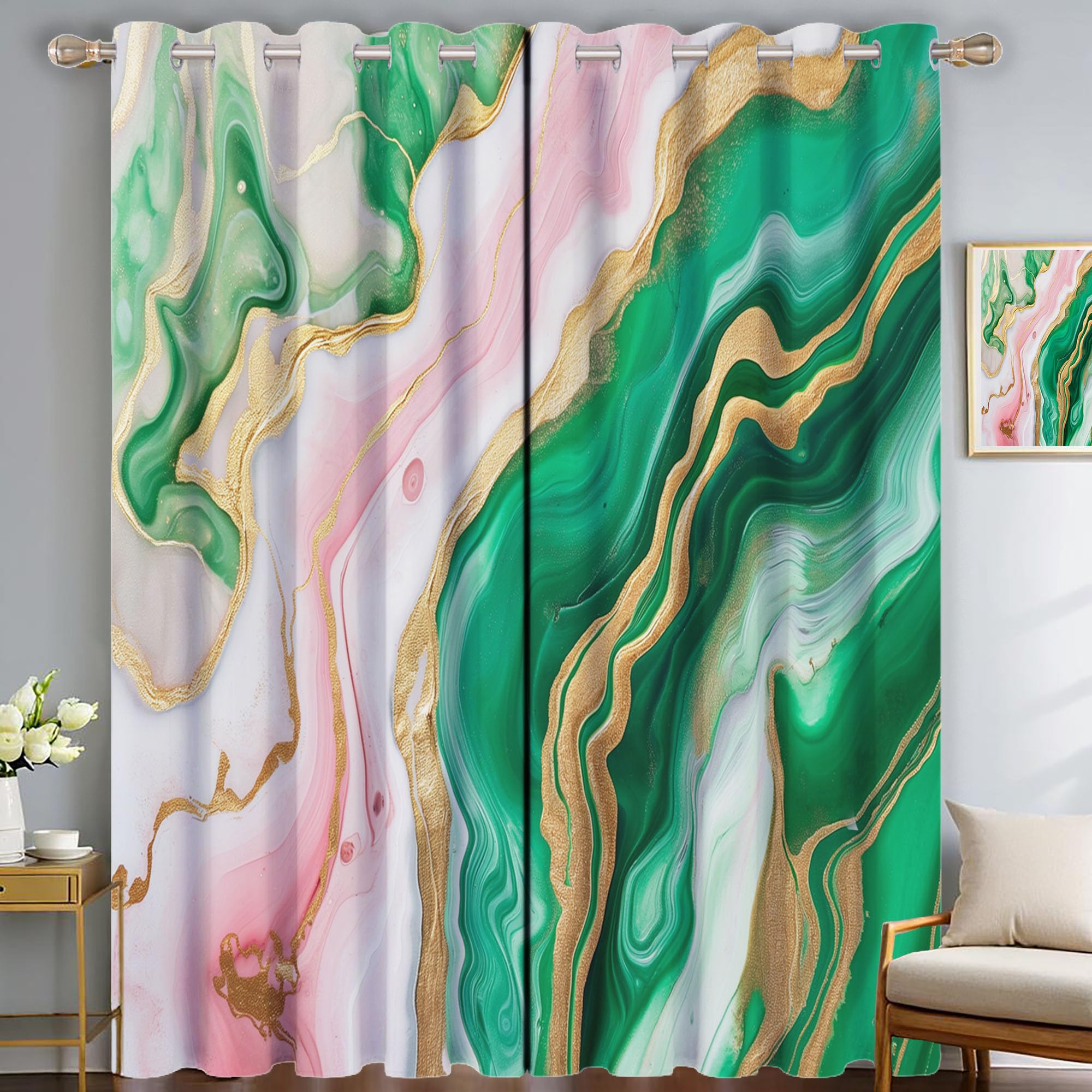 Rideau salon occultant 3D pour transformer votre chambre en un havre romantique