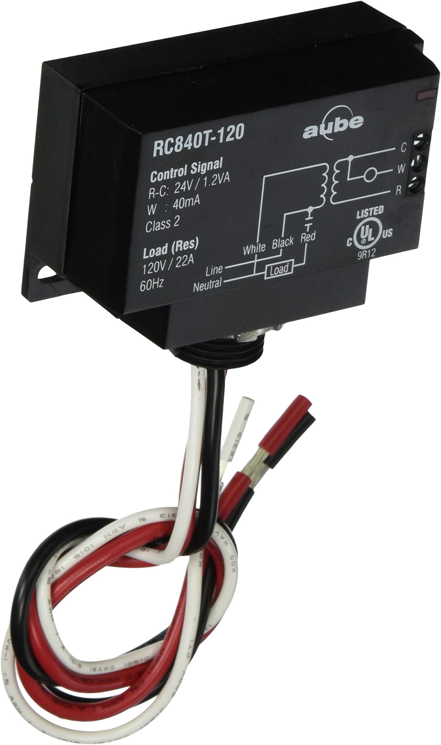 Aube Technologies RC840T-120 Electromechanical Relay with Built In Relay