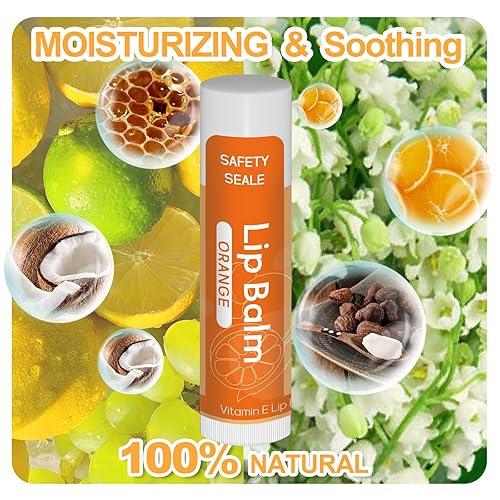 Miniatura 4 de Paquete de 20 bálsamos labiales naturales a granel con vitamina E y aceite de coco para el día de San Valentín, la mejor opción  Hidratante,