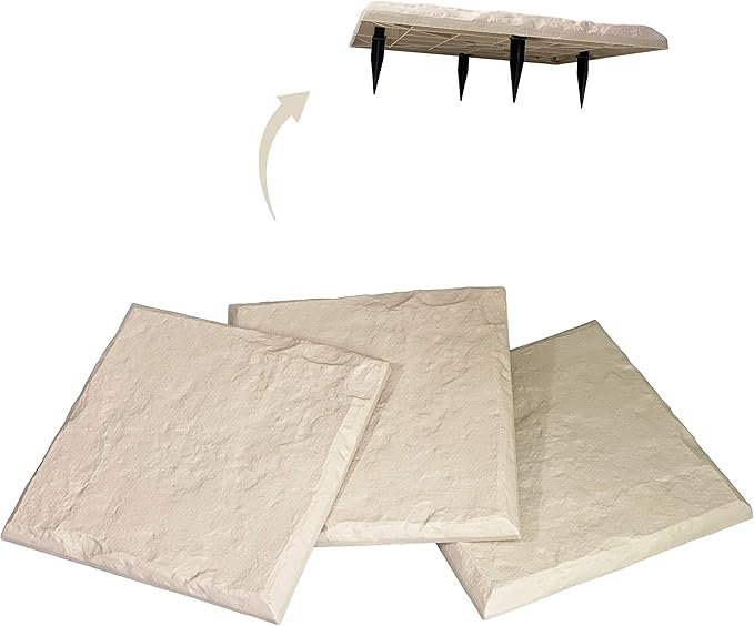 Gardien 15.5” Decorative Stepping Stones That Stake Into