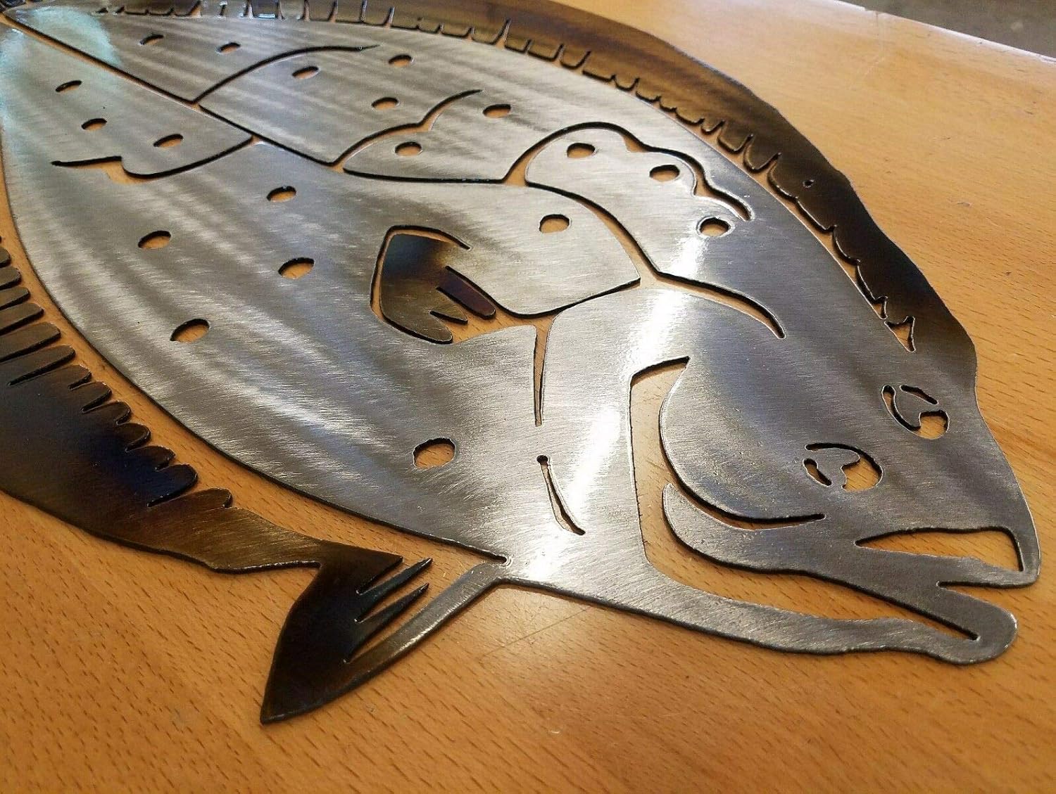 Flounder Metal art plasma cut gift idea
