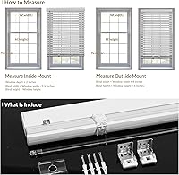 Vista 6 de Mini persianas de aluminio, persianas de ventana inalámbricas de listones de 1 pulgada, persianas horizontales personalizadas, cortinas venecianas