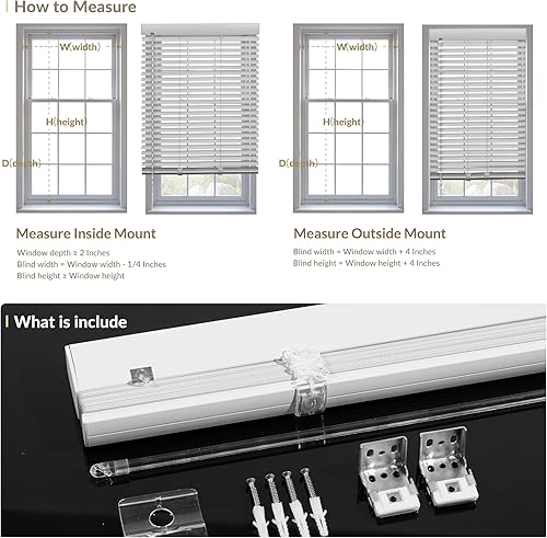 Miniatura 6 de Mini persianas de aluminio, persianas de ventana inalámbricas de listones de 1 pulgada, persianas horizontales personalizadas, cortinas venecianas