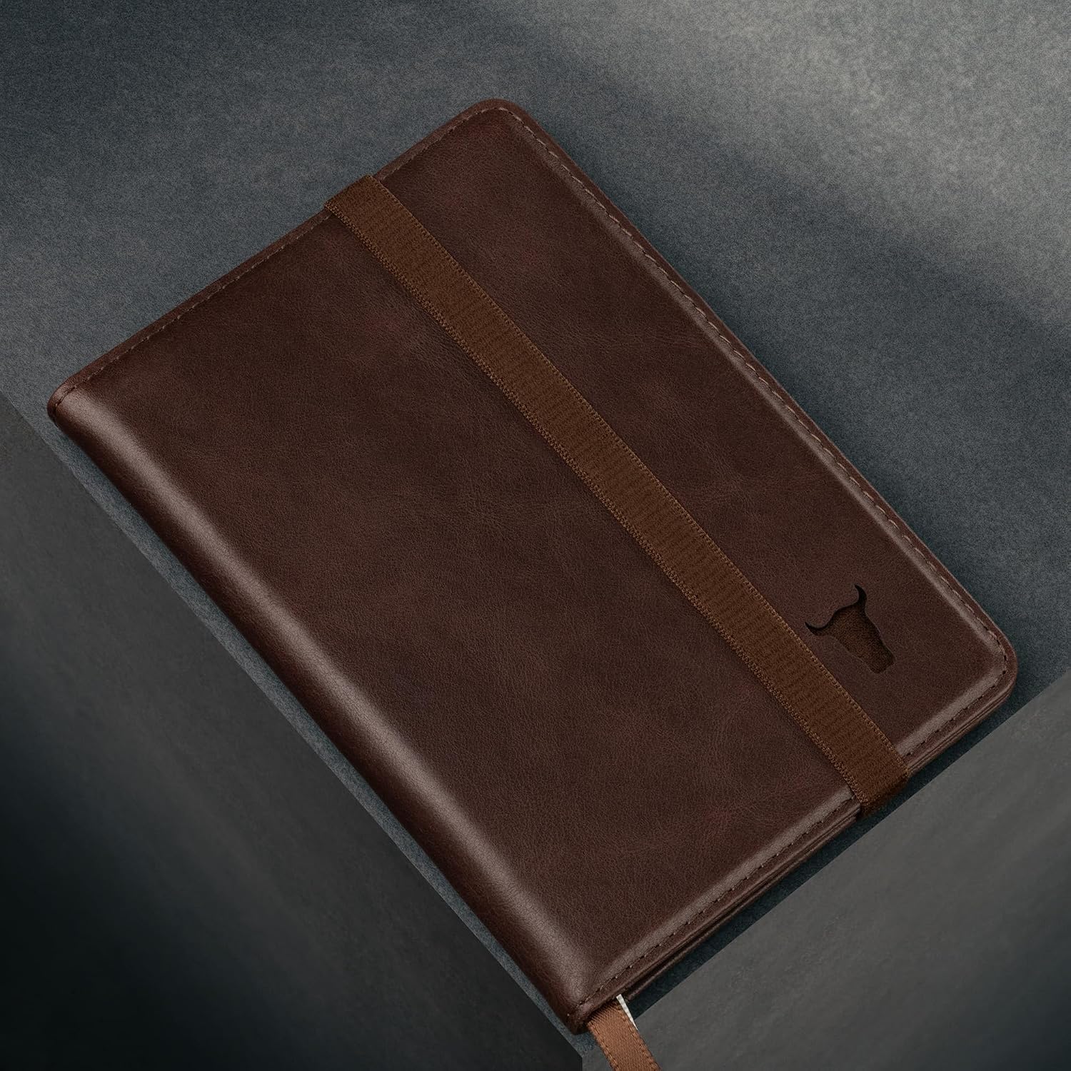 TORRO Passport Holder – Genuine Leather Passport Cover with Elasticated Closure Strap
