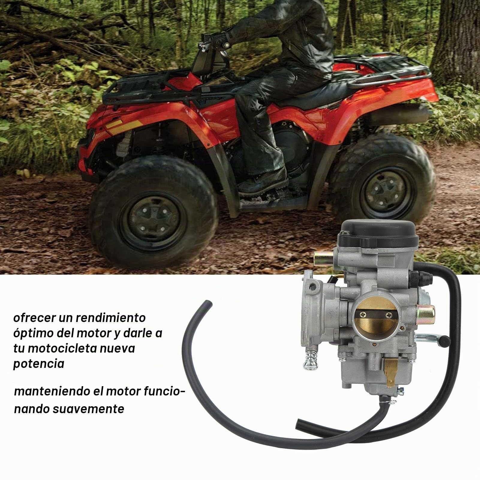 Kit de Carburador ATV para Bombardier OUTLANDER MAX 400 4x4 2004 a 2008 Conjunto de Carburador de Repuesto Juego de Juntas de Perno