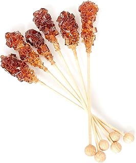Concession Essentials Wooden Rock Candy Sticks, 6 Inch Length, 100 Count Pack