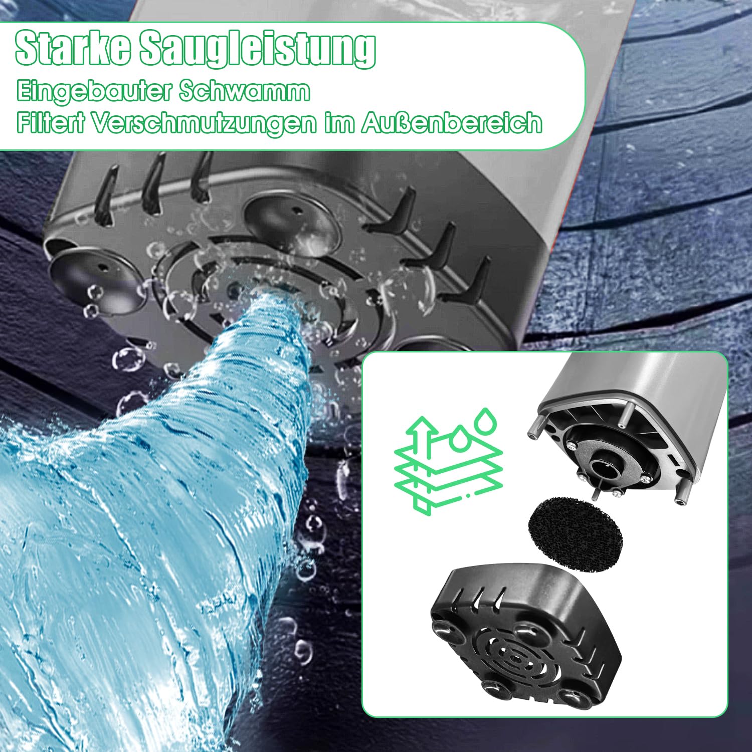 Zelvia Tragbare Campingdusche mit Pumpe und 20L Falteimer Camping Dusche Outdoor mit wiederaufladbarem 6000 mAh für Camping Reisen Garten Haustiere Autowaschen