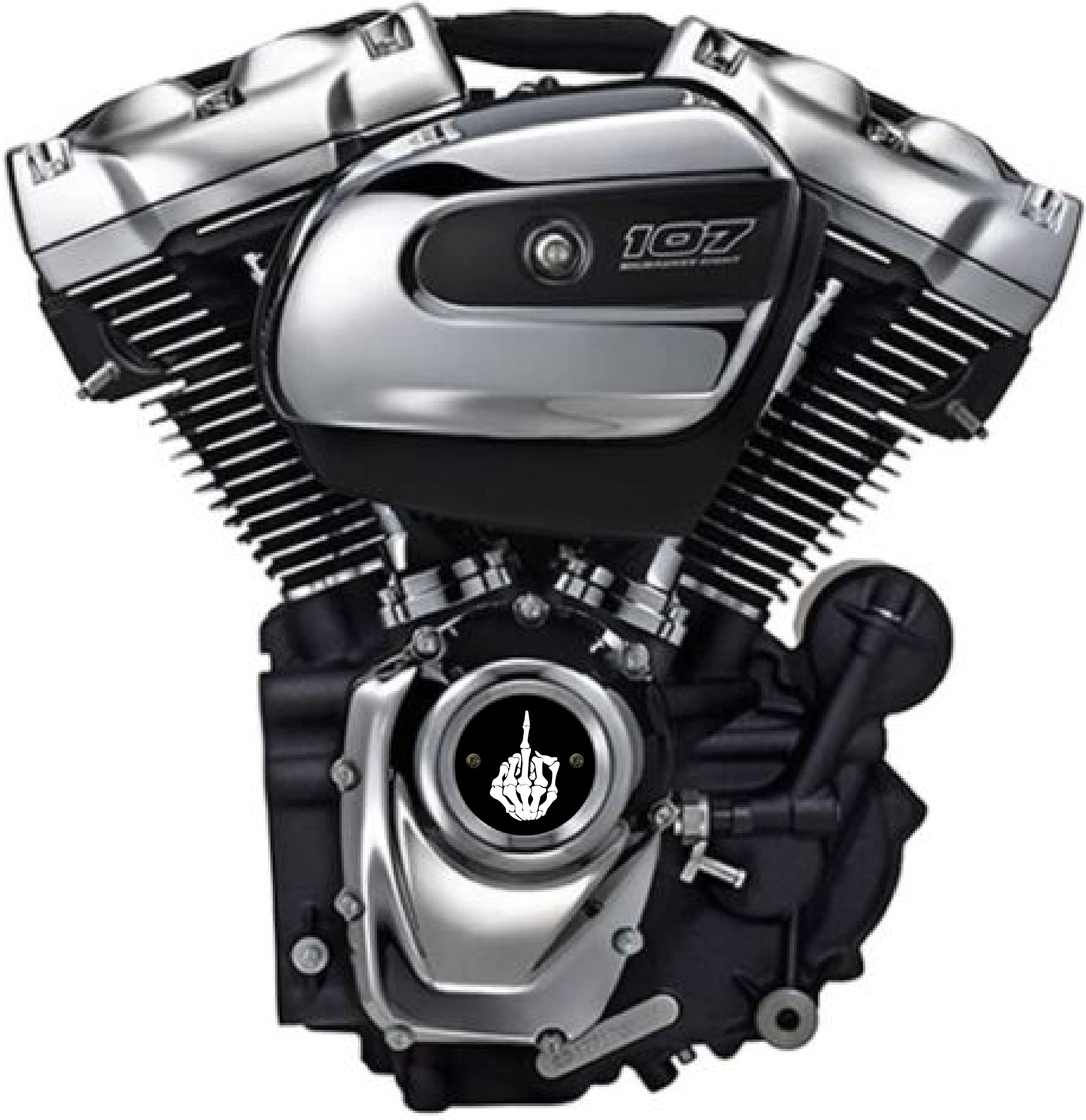 Kustom Cycle Parts Aftermarket Skulls Points/Timing Cover