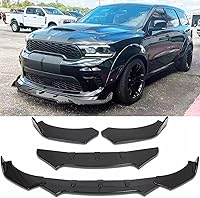 Vista 9 de Alerón Divisor Universal Ajustable para Parachoques Delantero de Automóvil, Labio Barbilla Spoiler, 4 Piezas, Protector Difusor Compatible con Honda