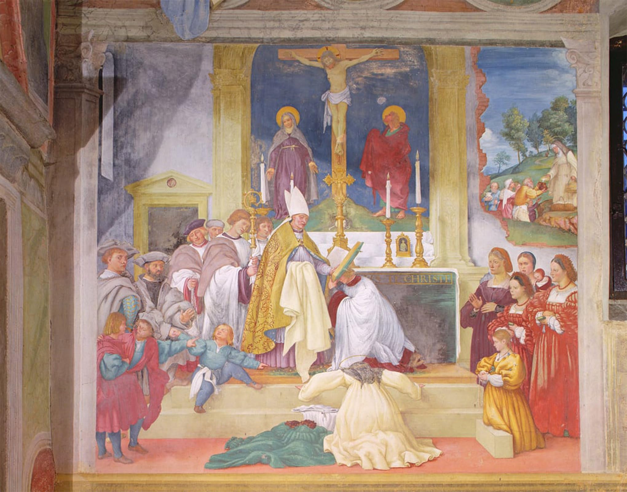 Cuadro en lienzo SERENDIPITP Vestimenta de Santa Brígida de 60x90 cm para pared de dormitorio 5