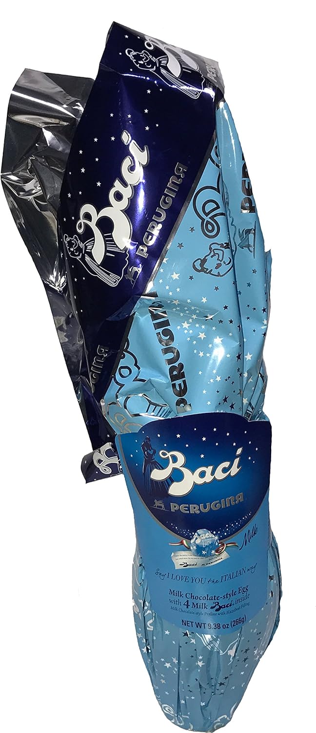 Perugina Baci Milk Chocolate Easter Egg 9.3 Ounces ( Pack