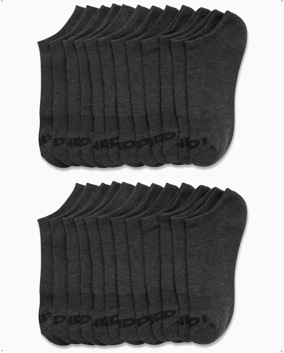 AND1 Men's Athletic Socks - Cushion Comfort No Show Socks (24 Pack)