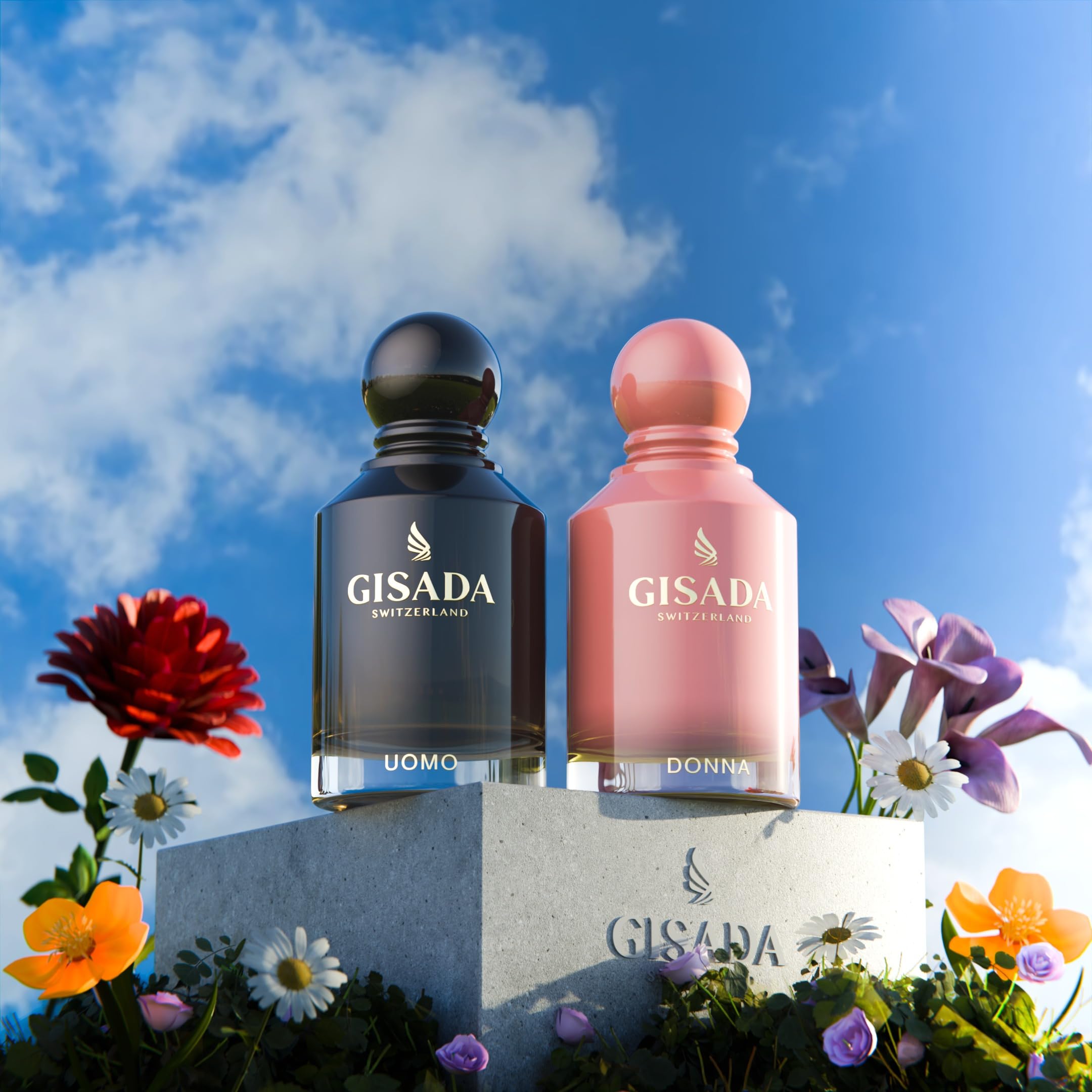 Gisada Uomo Eau de Parfum - Parfum luxueux pour homme - Citron frais et bois de cèdre chaud - Parfum confiant, élégant et sensuel pour homme (50 ml)