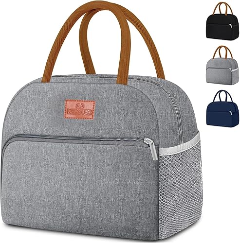 Miniatura 4 de SHEATEE Lonchera aislada de 9.5 L para hombres y mujeres, lonchera grande a prueba de fugas con 3 compartimentos, sin BPA, refrigeración de 8 horas,