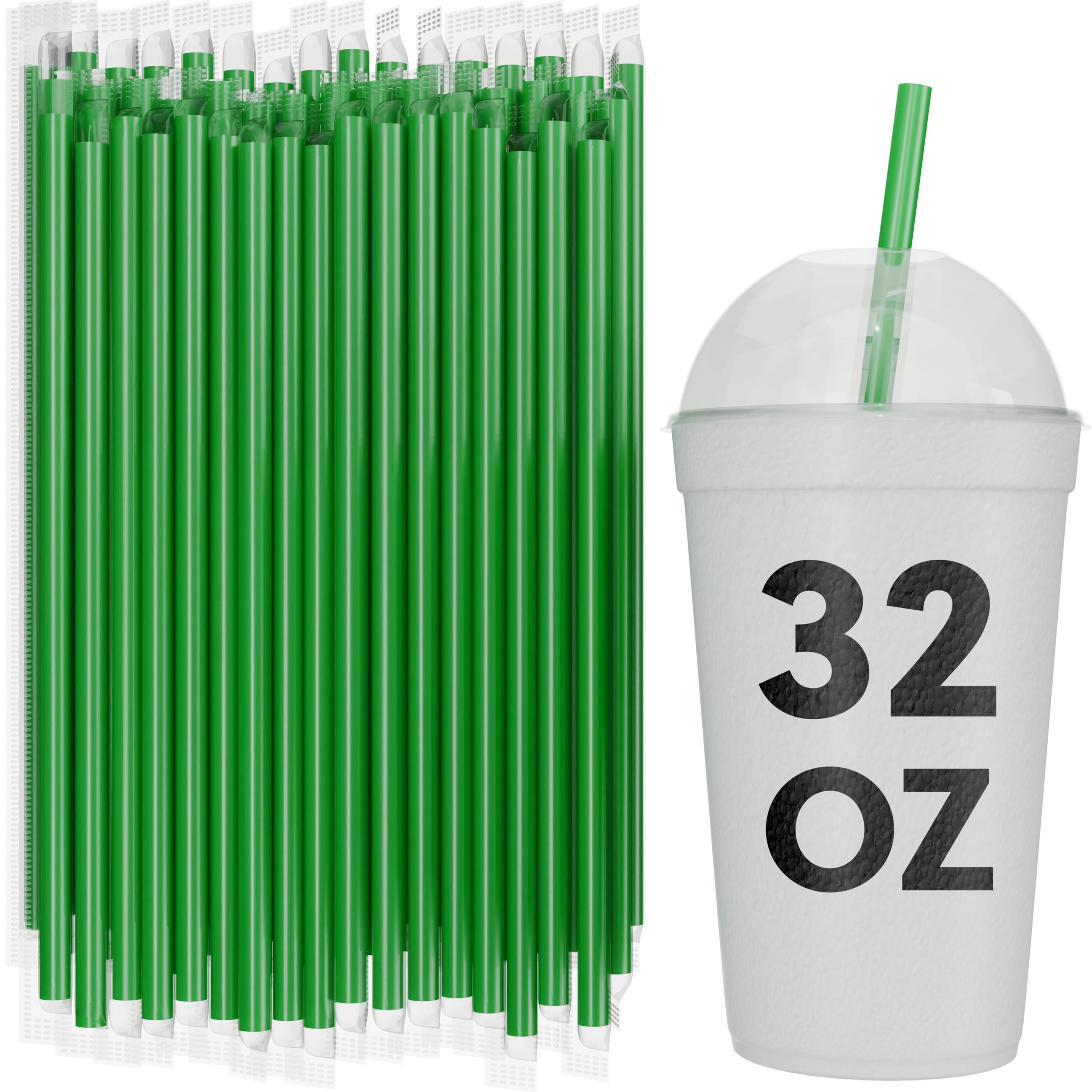 Pailles emballées individuellement x250 : fini les pailles bouchées par vos smoothies