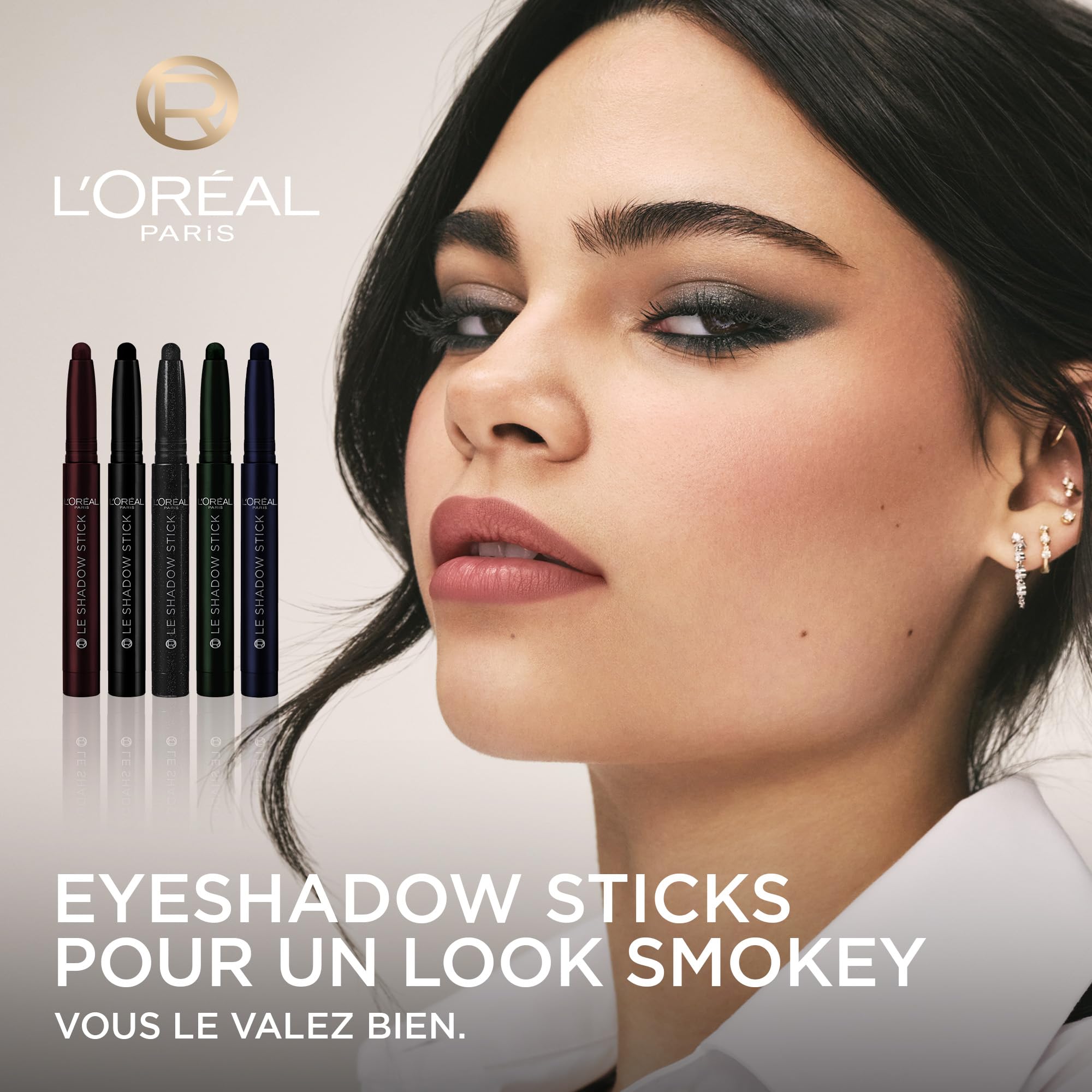Image secondaire de Crayon Fard à Paupières L'Oréal Paris - Stick Crème Bordeaux 125