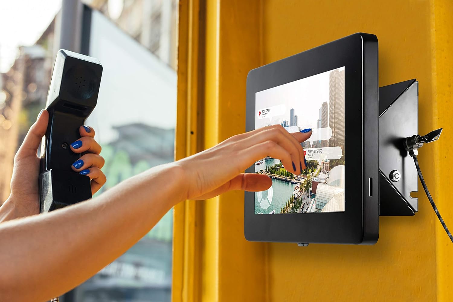 Hottest Sale Security Angle-Flip Kiosk – CTA Premium Angle-Flip Security POS Kiosk with Storage Compartment for iPad 7th/ 8th/ 9th Gen 10.2”, iPad Pro 11”, Galaxy Tab 9.7”, Galaxy Tab 10.1” (PAD-PARAPK)