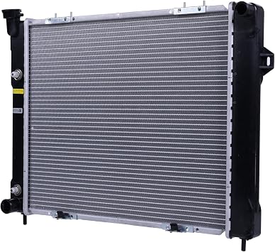 Radiator | Compatible with Jeep 19931998 Grand Cherokee 4.0L L6 2-Row Equivalent, Slot Mount Fan Shroud