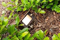 Vista 8 de VOLT Paquete de 10 luces de inundación de latón fundido de 12 V (bronce)