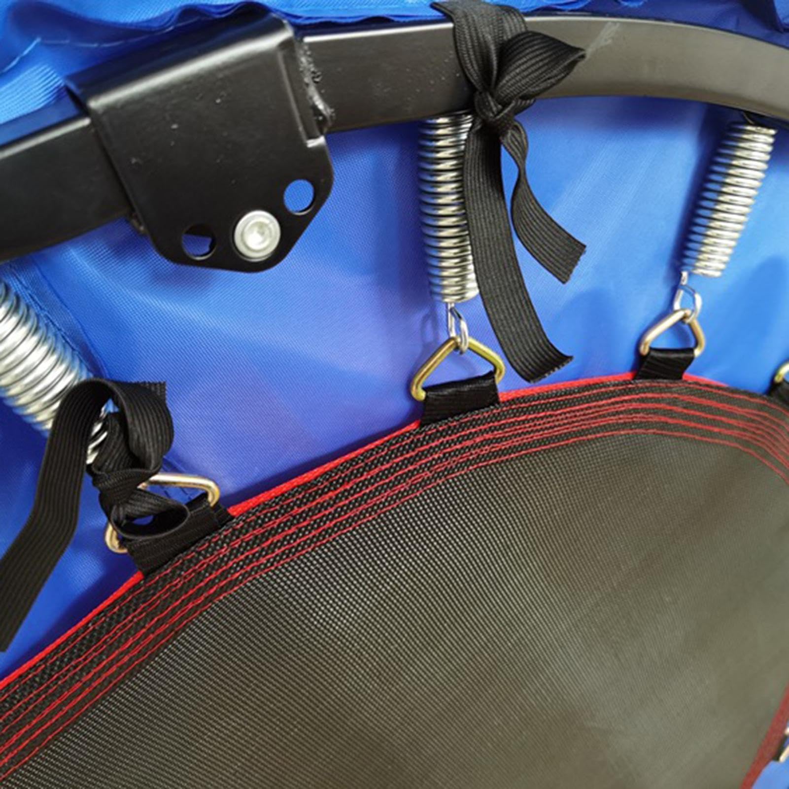Tappetino di ricambio per trampolino di sicurezza, 102 cm, cuscino di ricambio, copertura a molla, accessori essenziali per trampolini