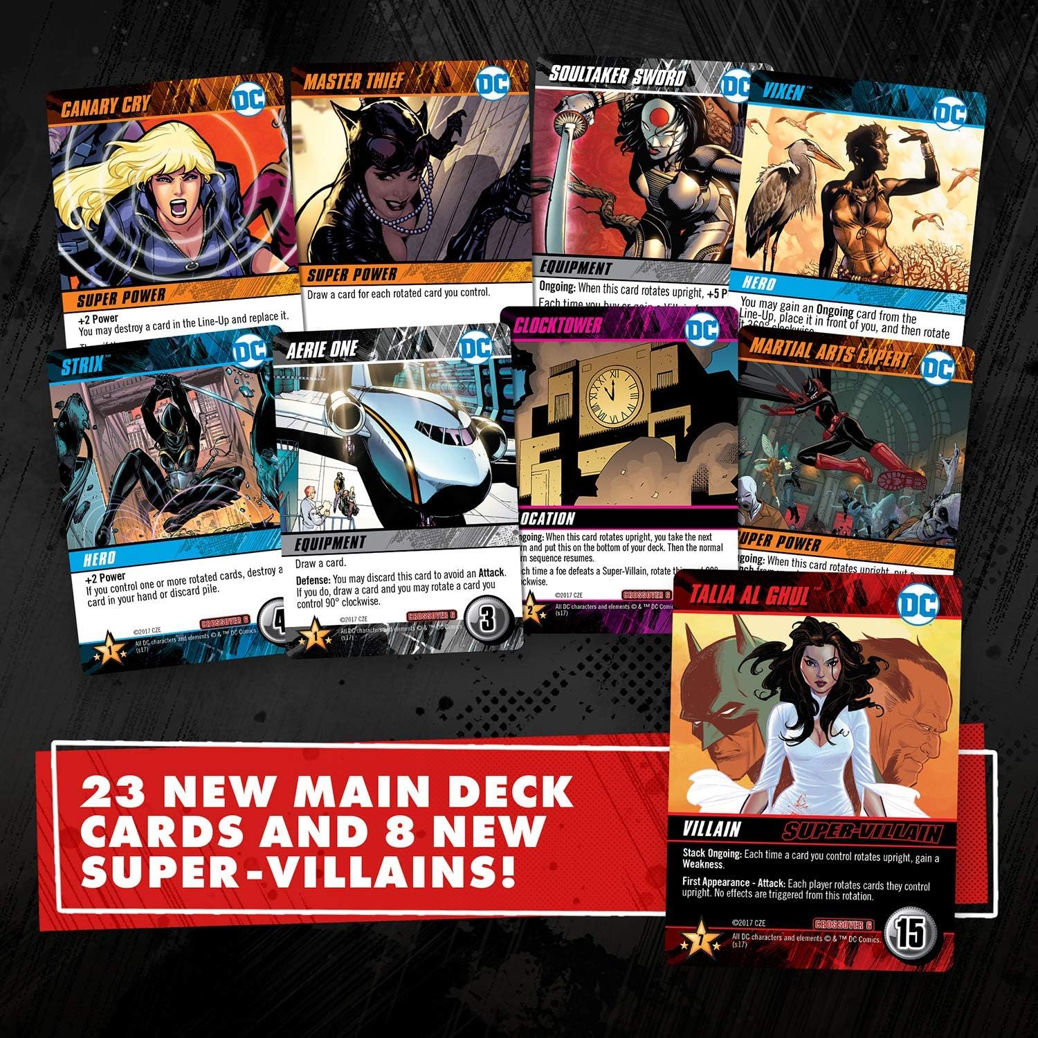 DC Deck-Building Game Crossover Pack 6: Birds of Prey - Features Iconic All-Female Super Hero Team - Introduces Rotated Cards Game Mechanic - Requires DC Deck-Building Game Base Game