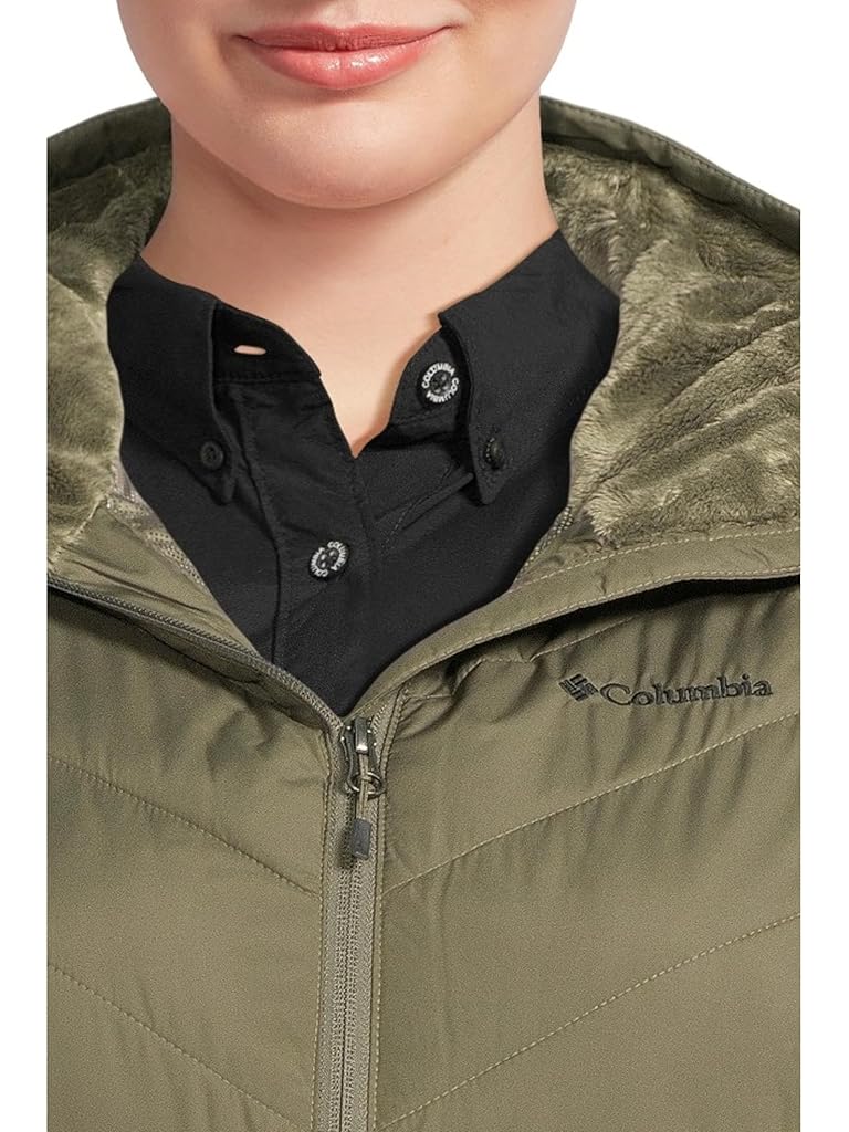 Green Columbia Heavenly&#8482; Long Hooded Jacket