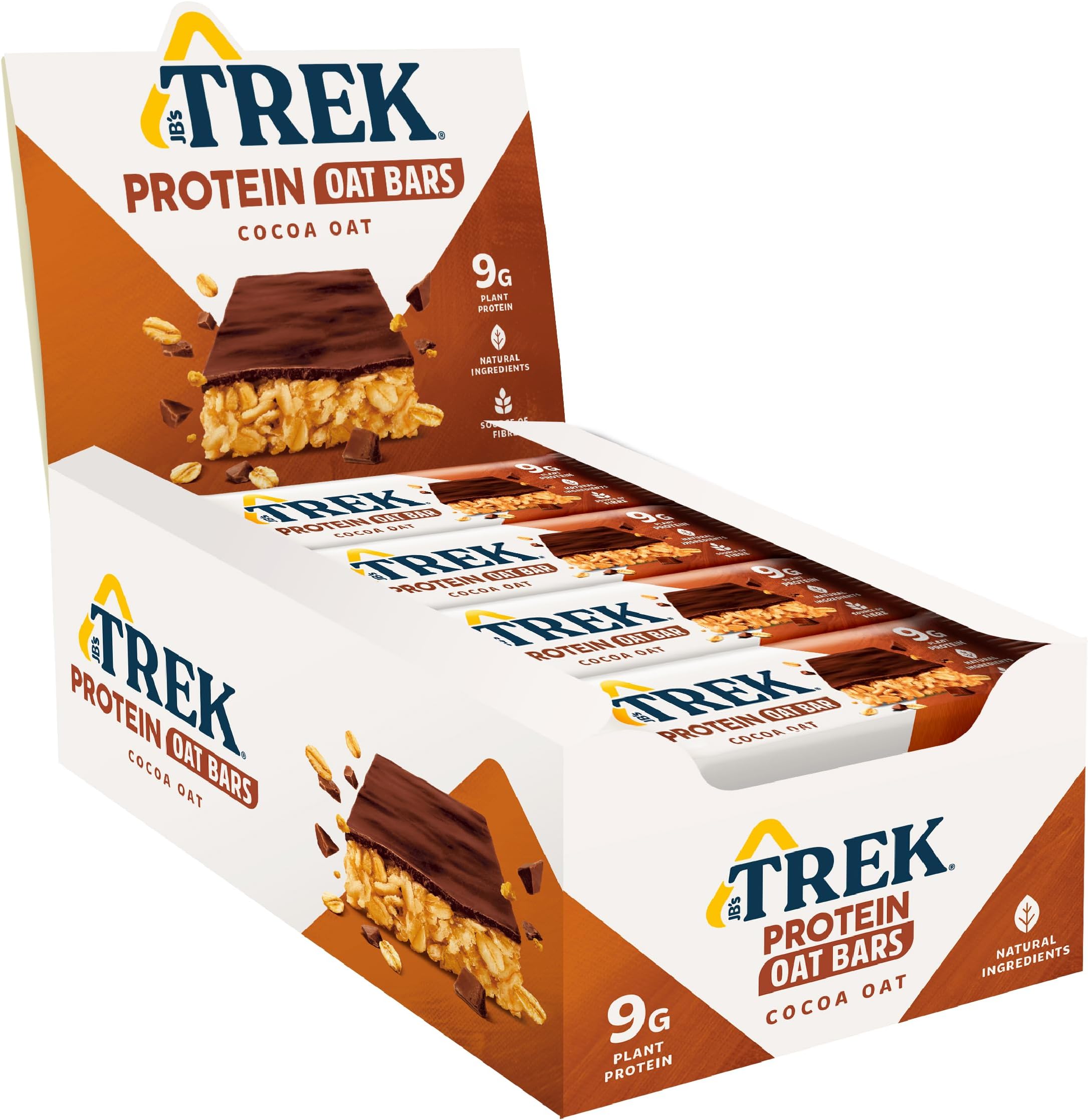 TREK High Protein Bar - Cocoa Oat - 50g x 16