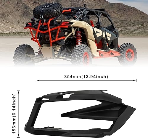 Miniatura 7 de SAUTVS Cubierta de luz trasera derecha del lado del pasajero, luz de freno trasera, panel de bisel para Can-Am Maverick X3 XDS XRS Max Turbo R