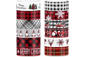 Whaline Washi Tape Set: Festive Cheer for Christmas Crafting