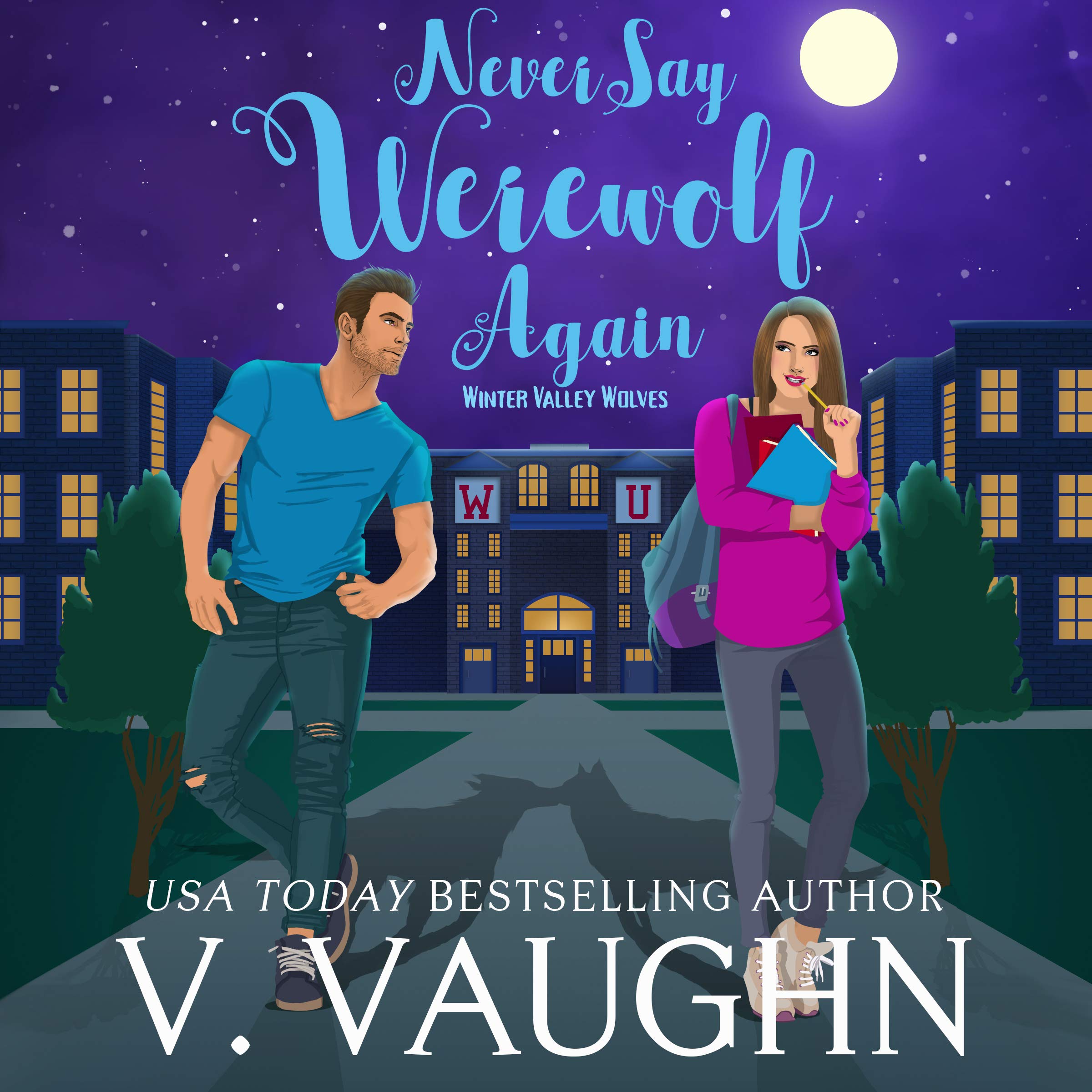 Cover art for Never Say Werewolf Again