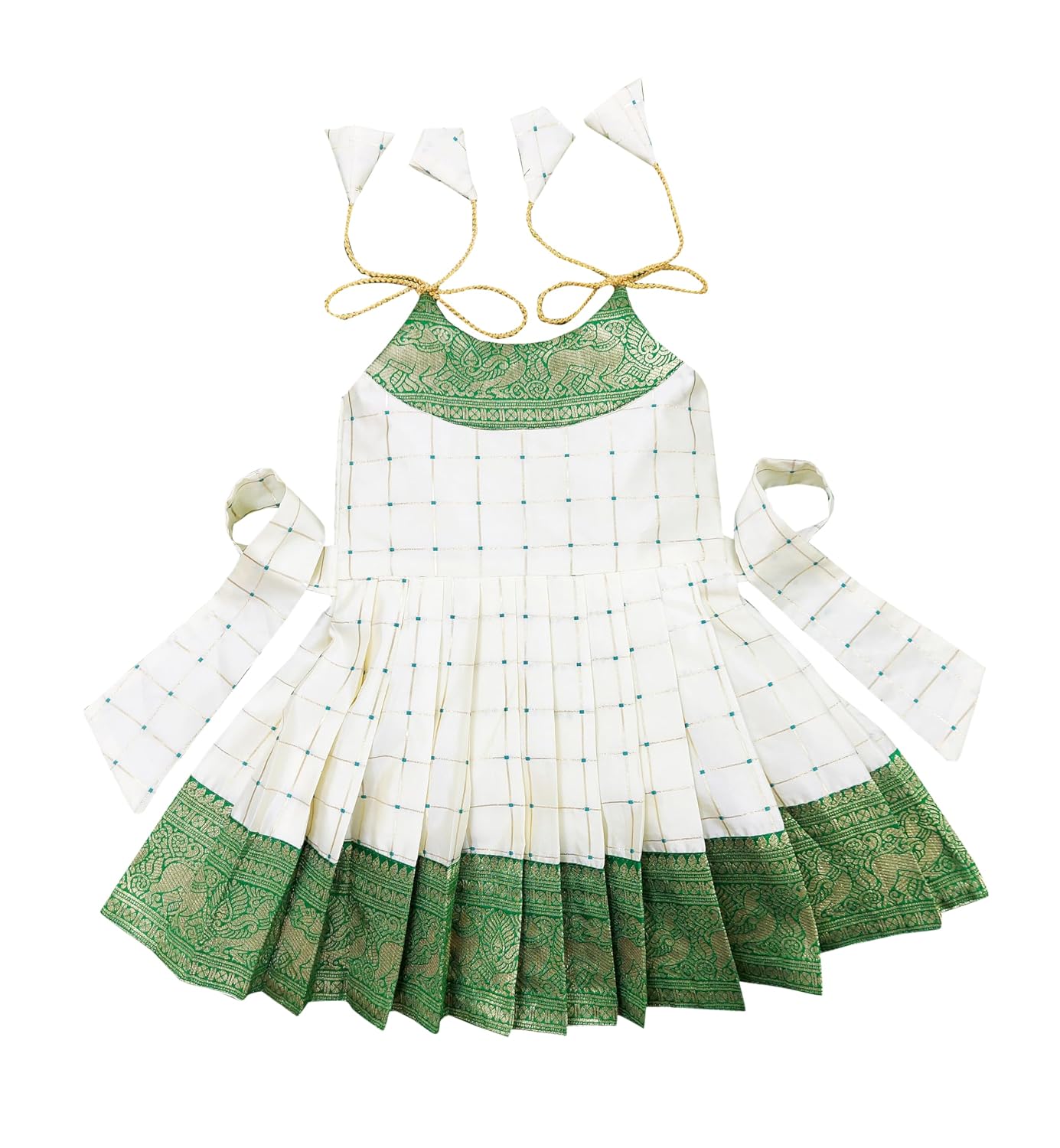 FELIZ THE DESIGNER STUDIO South Indian Traditional Pattu Pavadai Tapeta Silk Frock Dress For Baby Girls - Review, Price and Buying Guide