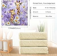 Vista 21 de Juego de 6 paños de cocina reutilizables súper absorbentes para lavar platos, autos y hogar, lavables a máquina