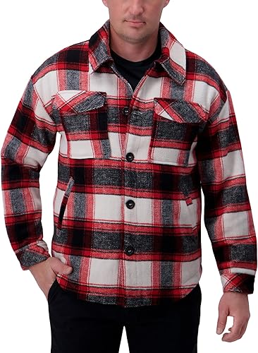 Haggar Men's Lightweight All Season Layering Shackets & Outerwear