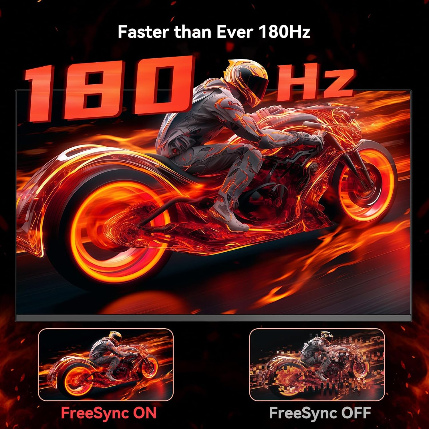 24″ Gaming Monitor Full HD 1920 x 1080P VA Panel Monitor 180Hz,Adaptive-Sync,4000:1 Contrast Ratio,Console Gaming Ready,HDMI*1/DP*1/USB*1/Earphone*1,Zero-Bright-Dot 24″ Gaming Monitor Full HD 1920 x 1080P VA Panel Monitor 180Hz,Adaptive-Sync,4000:1 Contrast Ratio,Console Gaming Ready,HDMI*1/DP*1/USB*1/Earphone*1,Zero-Bright-Dot