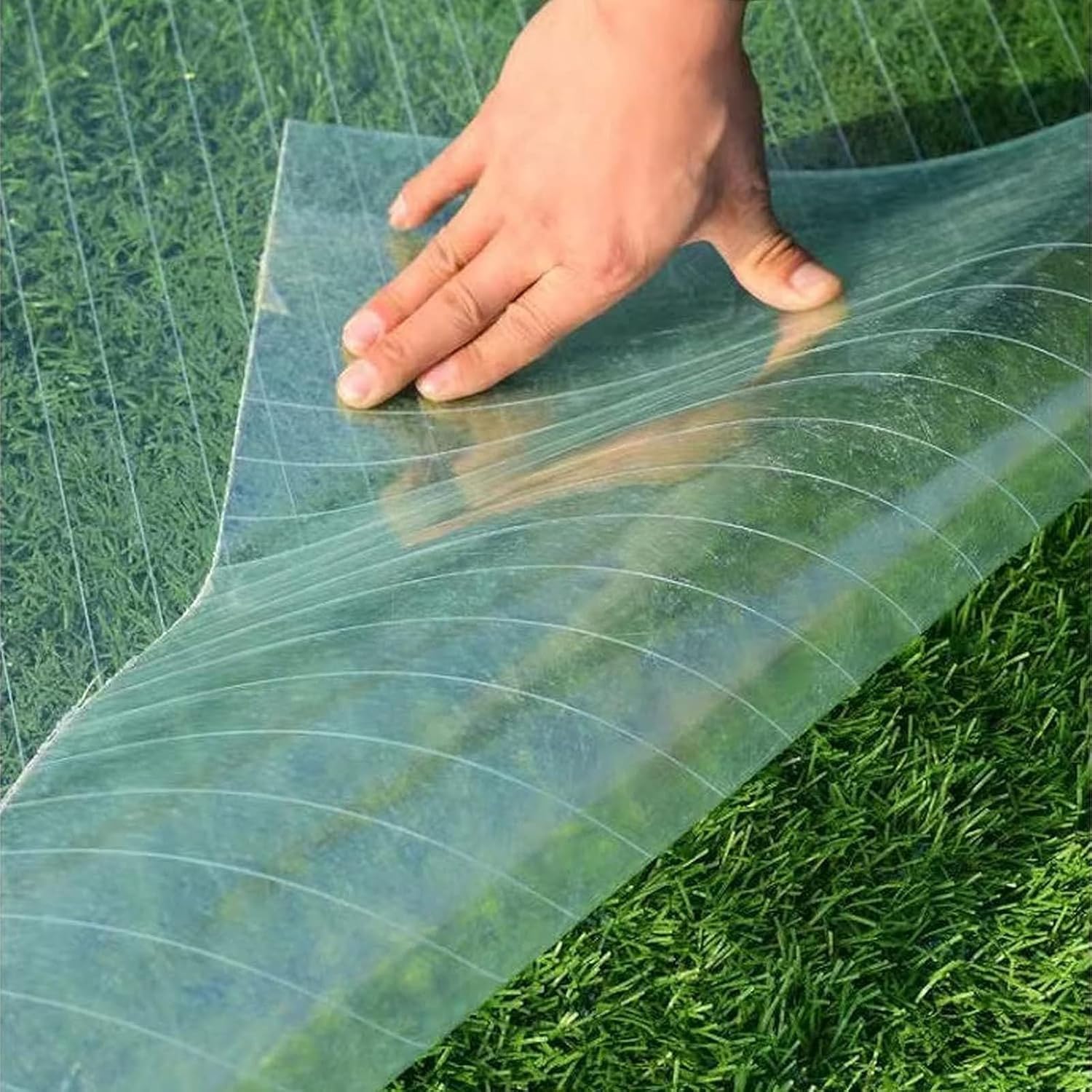 0.8mm Polycarbonate Roofing Panel, Glassfiber Solid Sheet,Roofing Cladding, Daylighting Panel,UV Protection Rainproof Insulation,for Greenhouse Canopy, Cold Frame Cladding, Easy to Cut ( Size : WxL:0.