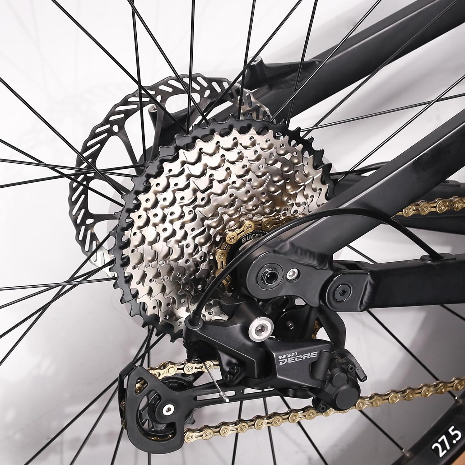 BUCKLOS 8/9/10/11/12 Speed Cassette Ultra-Light 11-25/28/32/34/36/40/42/46/50/52T Bike Cassette Fit Mountain Bike/Road Bike/XC/DH/AM,Compatible with Shimano Sram HG Hub Driver…