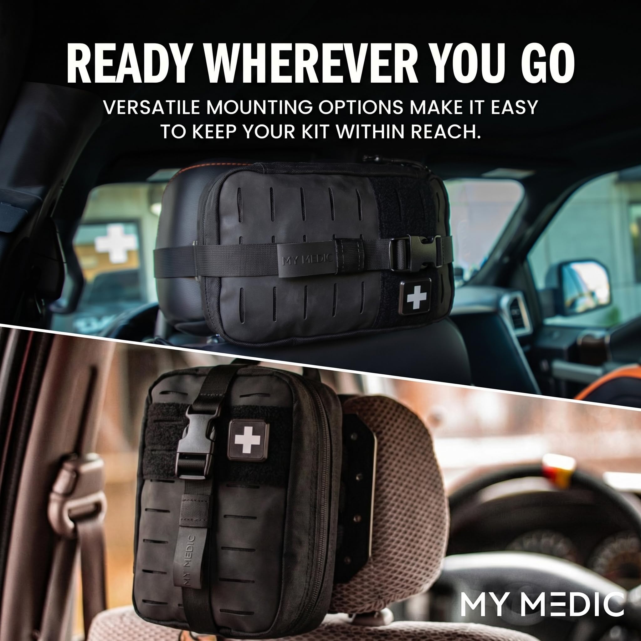 MY MEDIC MyFAK PRO - Kit táctico de trauma IFAK y kit de primeros auxilios con torniquete, artículos HSA FSA, fabricados en Estados Unidos, suministros médicos de combate, paquete de trauma y bolsa