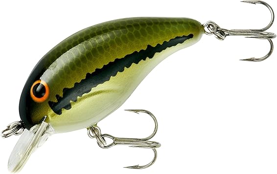 BANDIT LURES Crank 100-Series 2-Inch Baby Bass 2 to 5-Feet Deep Bait Green BDT101