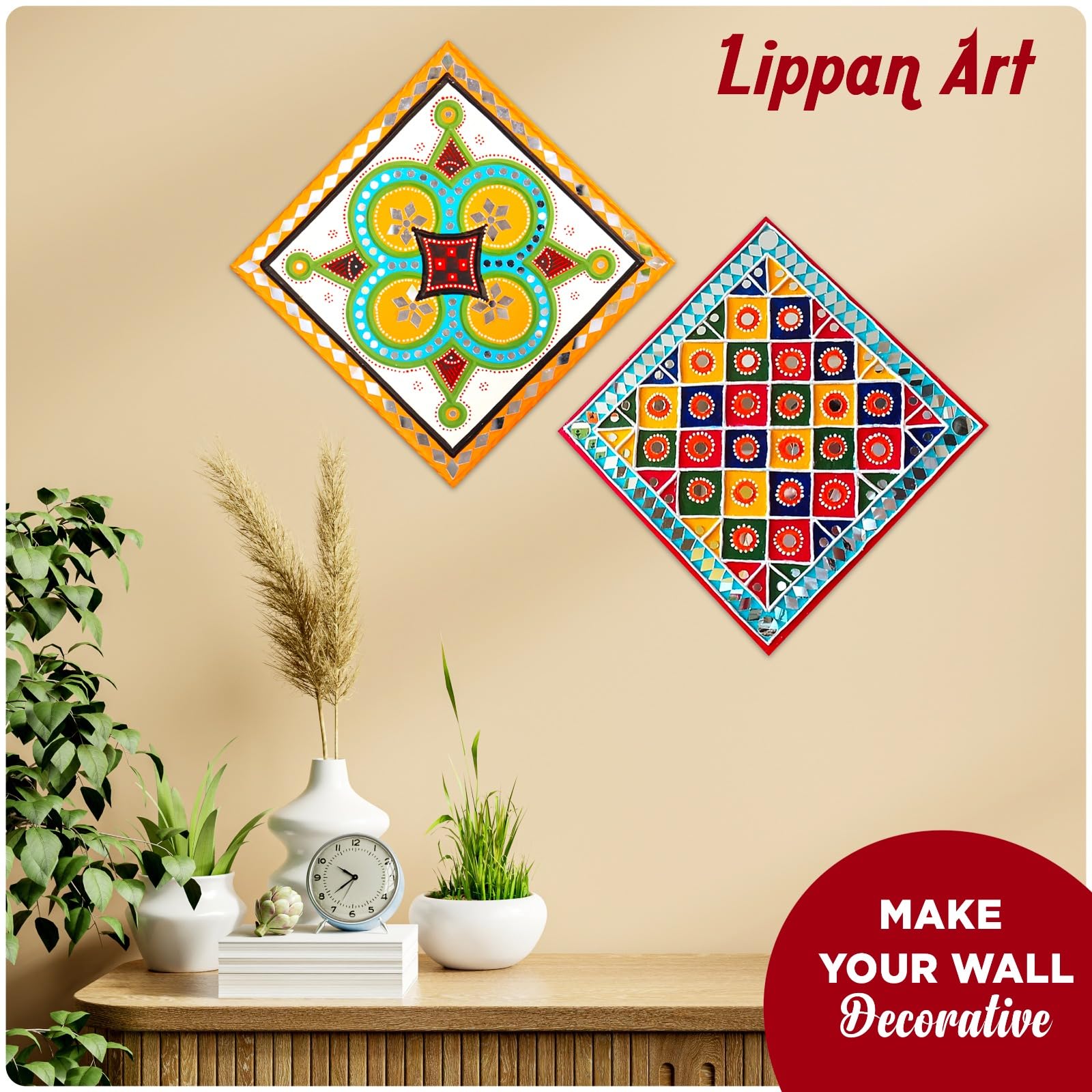 Goelite Mirror for Craft Work (12 Different Shapes, 1900 Total Pieces) Lippan Art Materials Kit Small Decorative Mirrors DIY Best Kit for Art and Craft (Pack of 1900 Mirrors (12 Shapes)) 2