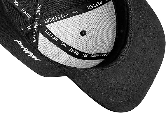 Nebelkind Snapback Fullback Cap Men Women Flat Brim Minimal Curve Cap with Patch Classy Size Adjustable Unisex Baseball Cap Style Cap Straight Peak