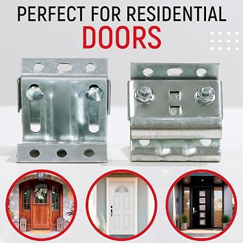 Garage Door Adjustable Top Bracket, 2 Pack, Galvanized Steel