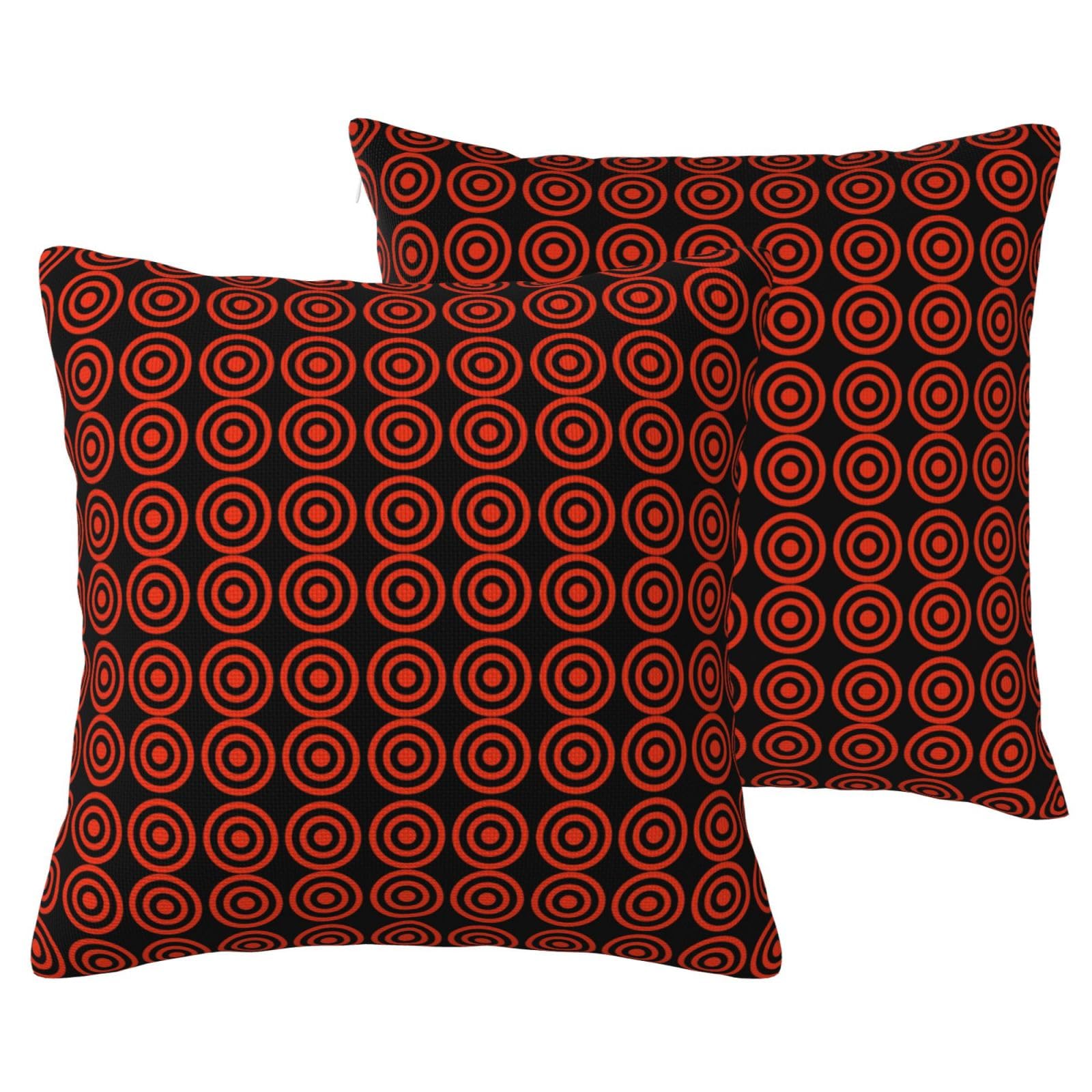 Housse de coussin imprimée cible Vector Design pour décoration canapé salon