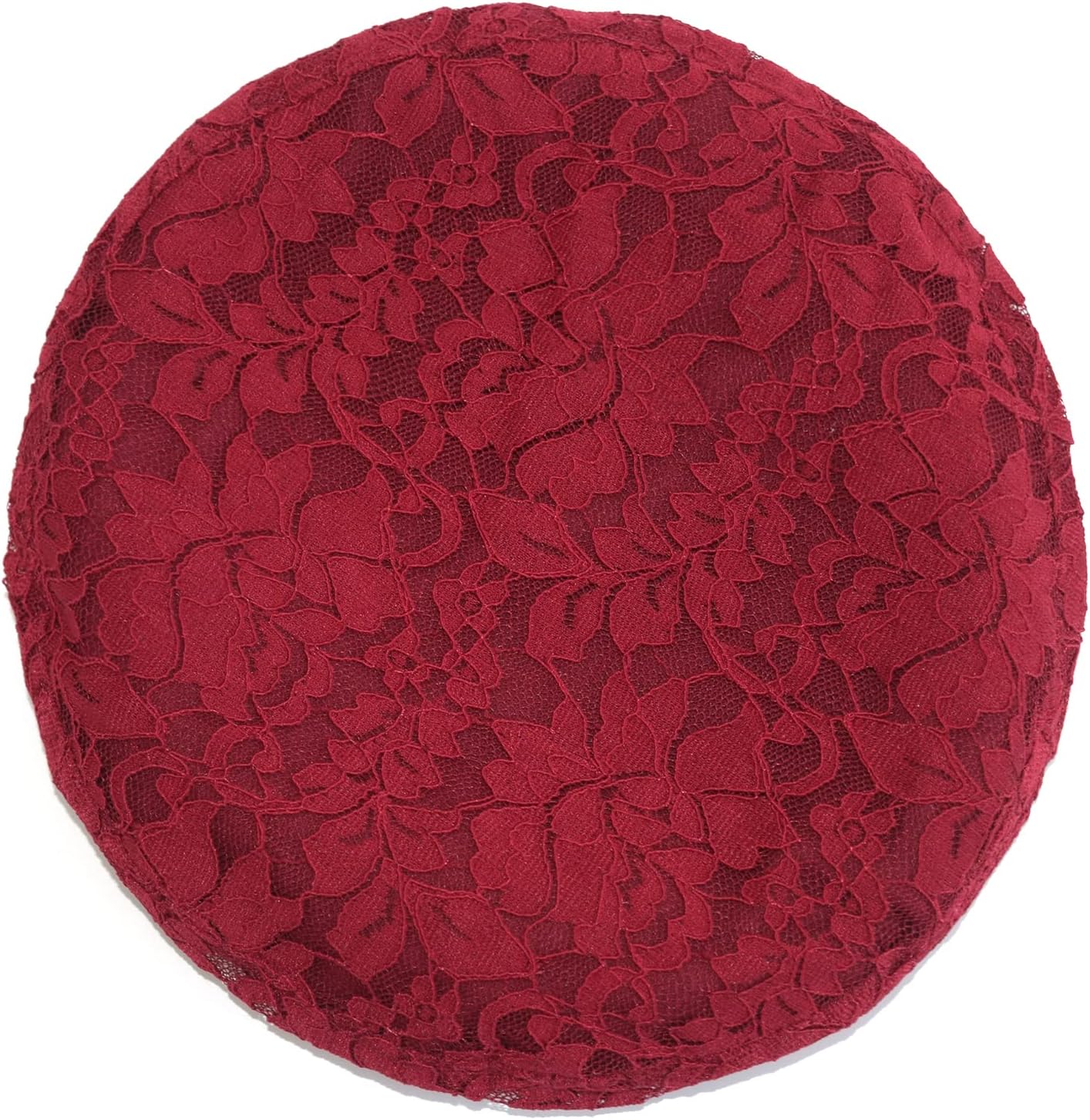 Women's Chic Lace Beret French Dress Beret Vintage Summer Fascinator Hats for Ladys