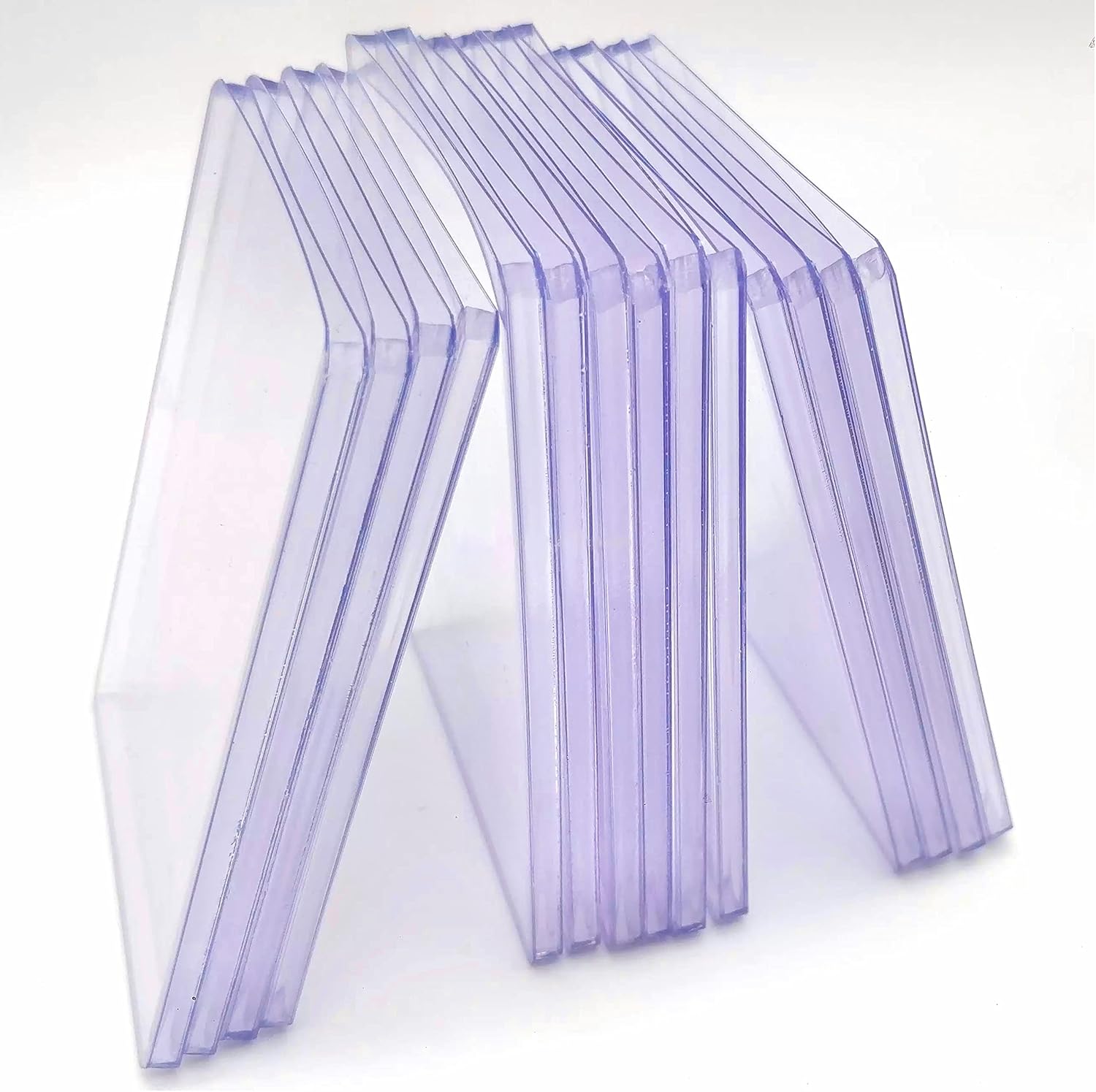 130pt Super Thick Toploader - 10 Pack | 3 x 4 inch, Point, top Loader | Collector MVP